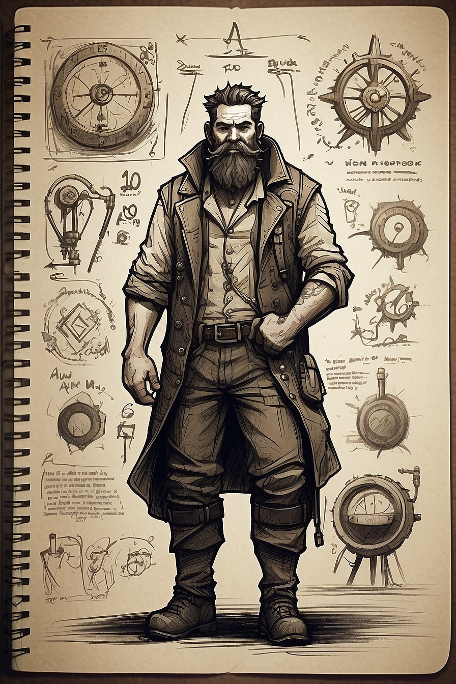 Sketchbook Style, Sketch book, hand drawn, dark, gritty, realistic sketch, rough sketch, mix of&hellip;
